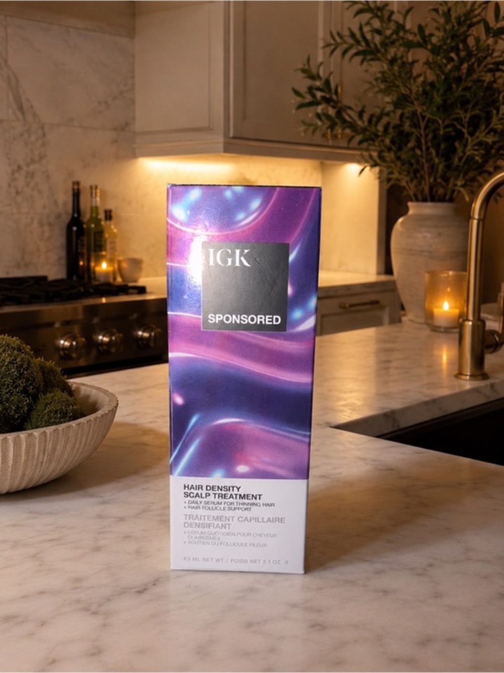 ✨ IGK Hair Density Scalp Treatment Serum 2.1 oz | Daily Serum for Thinning Hair